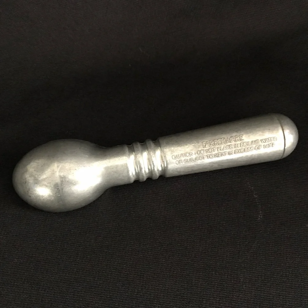 Vintage Retro Farberware Ice Cream Scoop - Cast Aluminum - Egg Shaped